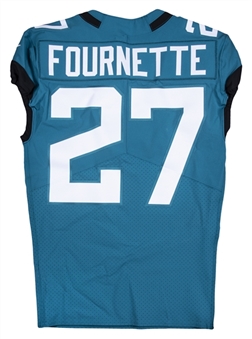 2020 Leonard Fournette Game Issued Jacksonville Jaguars #27 Home Jersey (MEARS)
